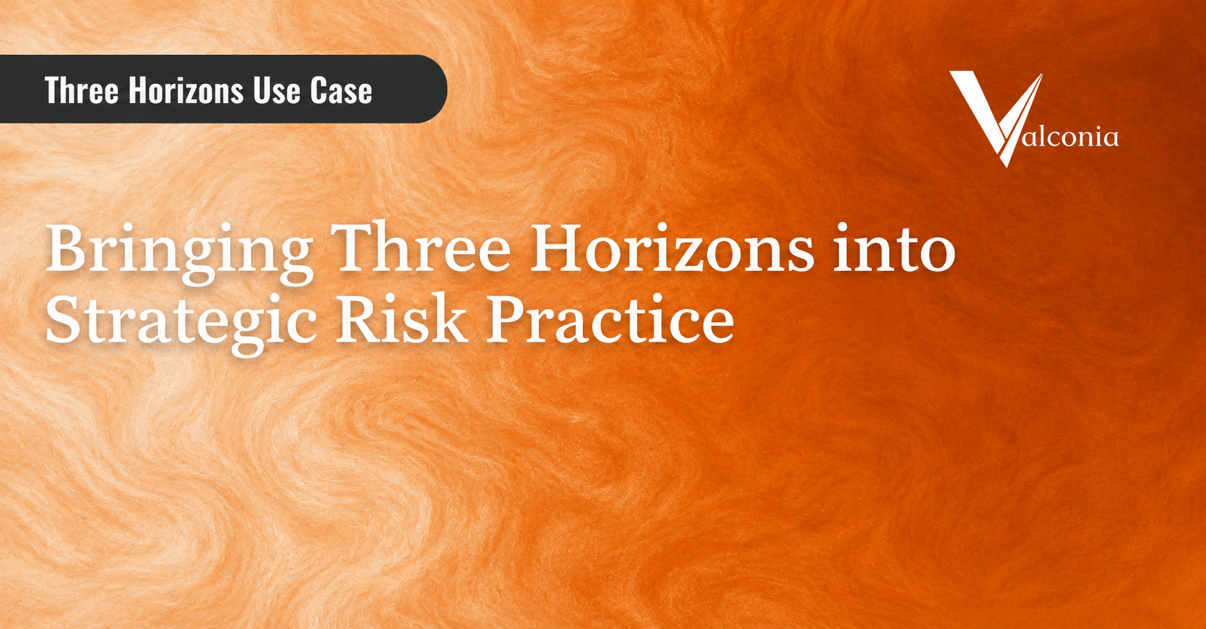 Bringing Three Horizons into Strategic Risk Practice