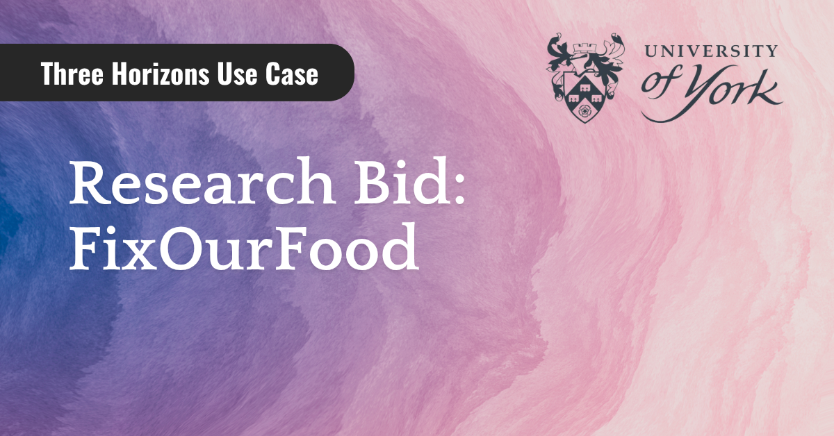 Research Bid: FixOurFood