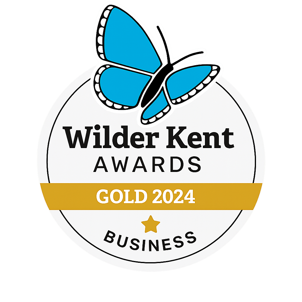 Wilder Kent Awards 2024 — Gold, Business category, awarded by Kent Wildlife Trust